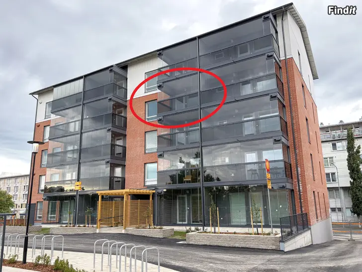 Uthyres Uthyres 2r + ku + b, 47 m2 - Nybyggd lägenhet i Vasa centrum