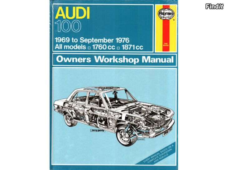 Myydään Audi 100  1969 - 76 korjausopas Ym