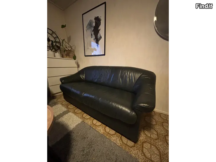 Säljes Läder soffor 3+2