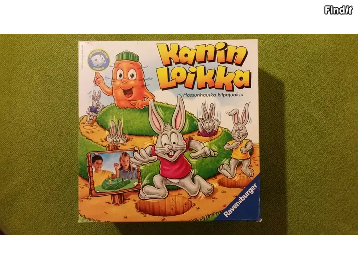 Myydään Kanin loikka Ravensburger lasten peli  -hinta 15e