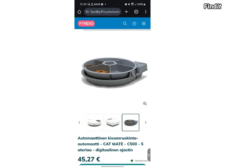 Säljes Automatisk matare till katter och små hundar