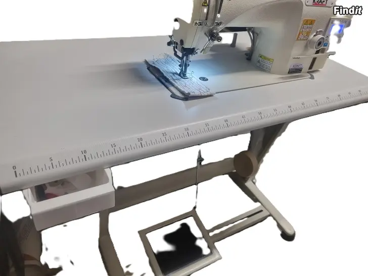 Säljes industriella symaskiner, skärare, utrustning och tillbehör