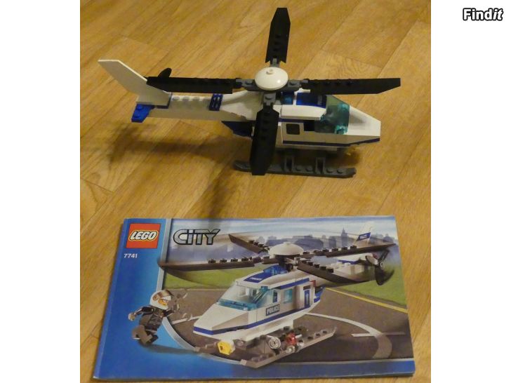 Myydään Lego City 7741 poliisihelikopteri