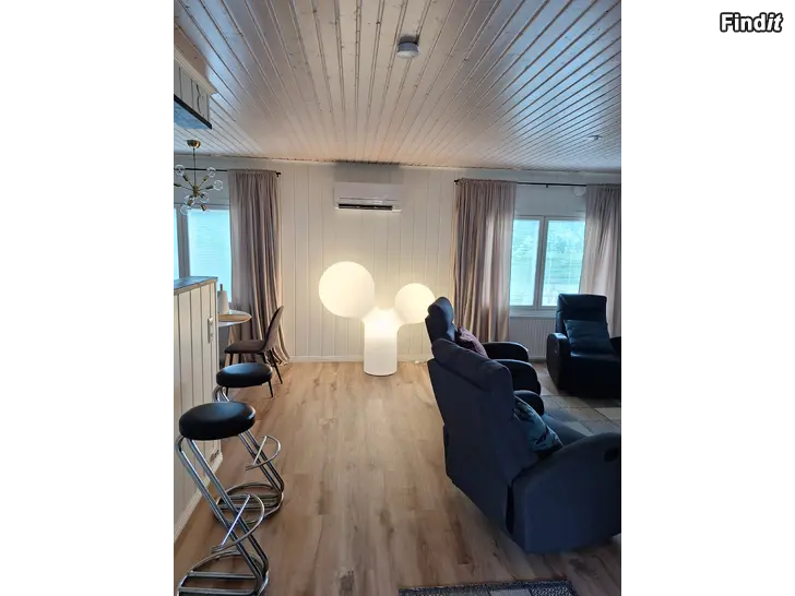 Vuokrataan Projektimajoitusta yrityksille. 113 m2 rivitalohuoneisto. Kirkkokatu 17 Kaskinen. Sopiva 2lle