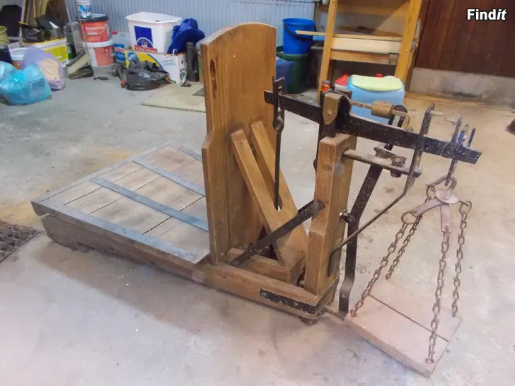 Säljes Decimalvåg, 500kg, ca. 100 år gammal