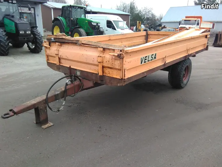 Säljes Velsa 7 ton traktor kippvagn