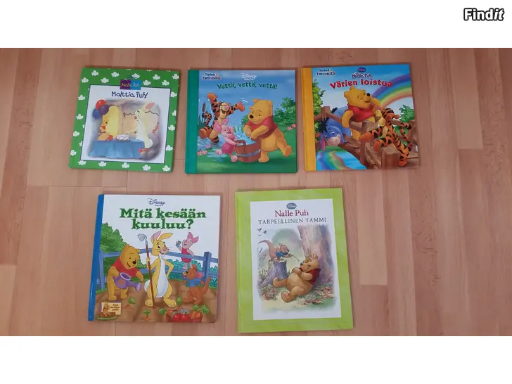 Myydään Disney Nalle Puh kirjat 5kpl