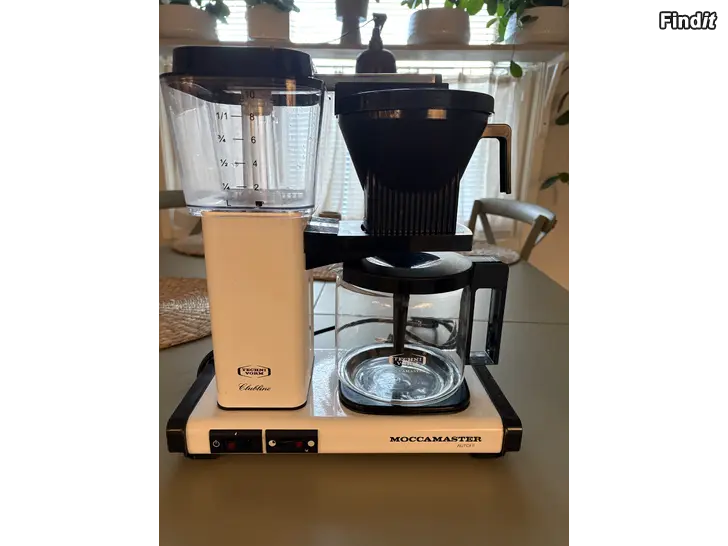 Myydään Moccamaster valkoinen kahvinkeitin