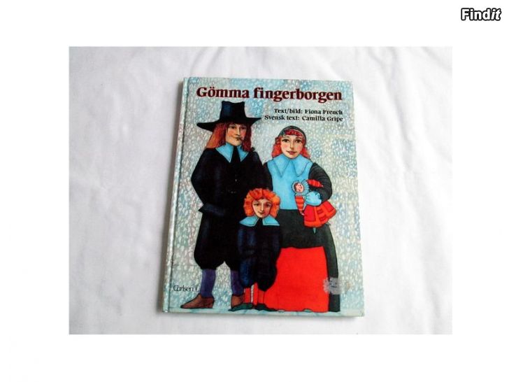 Säljes Fiona French bok Gömma fingerborgen 1979