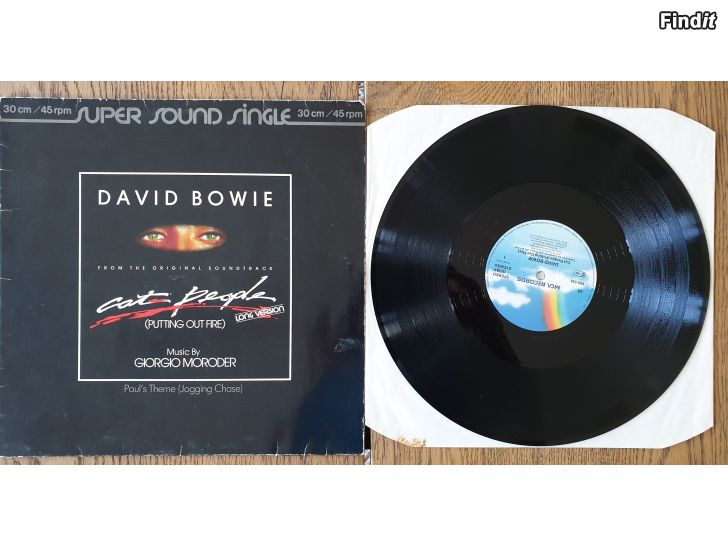 Säljes David Bowie, Cat Peolple Soundtrack. Vinyl S 12