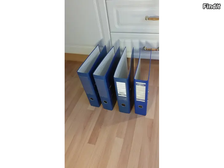 Säljes 4kpl toimistokansio sininen  -4e