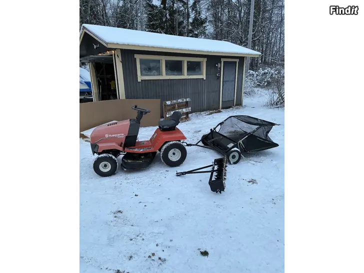 Säljes Husqvarna LT112 med utrustning