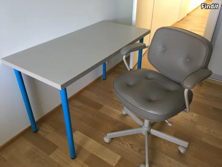 Myydään Myydään Ikean työpöytä ja työtuoli