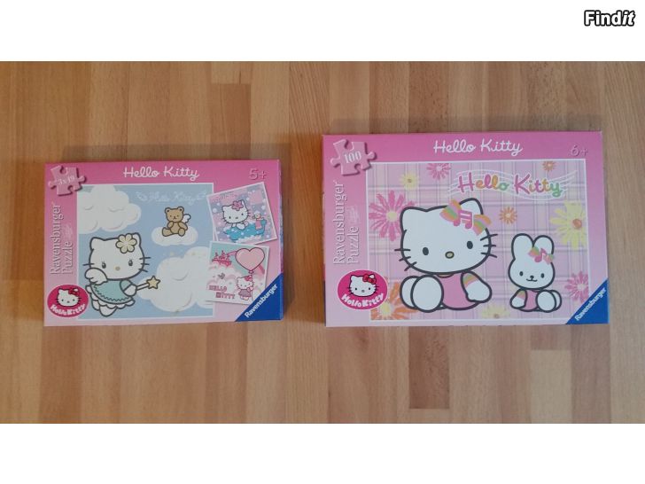 Säljes Palapelit Hello Kitty 5-6v 2kpl