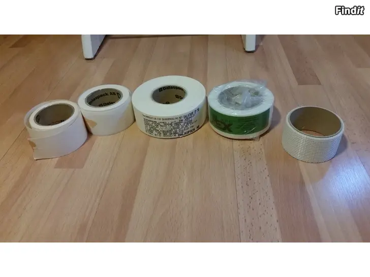 Säljes Saumanauhaa lasikuitu- ja paperinauhaa 4e