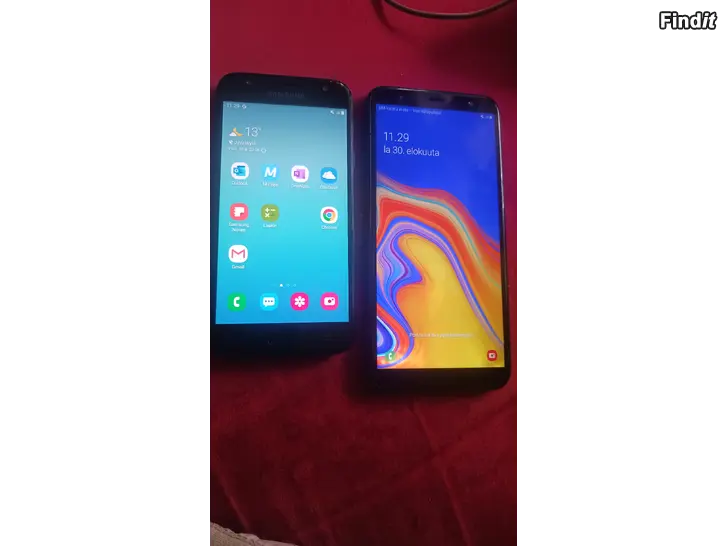 Myydään Samsung J3 ja J4+ puhelimet