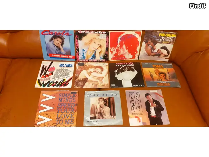 Säljes Single-levyjä ja Musiikkidvd Konsertteja kasa