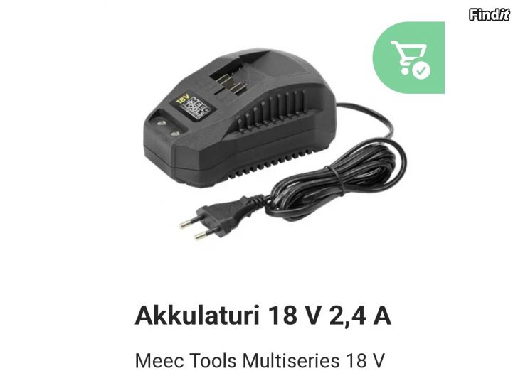 Säljes Ny Meec-tools accu+laddare