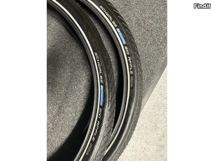 Myydään Schwalbe Big Apple 29 x 2.35 60-622 2kpl Heijastava