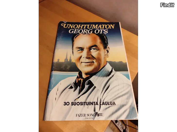 Myydään Unohtumaton Georg Ots  30 suosituinta laulua - Ots, Georg. Kustantaja Fazer  Julkaistu 1993