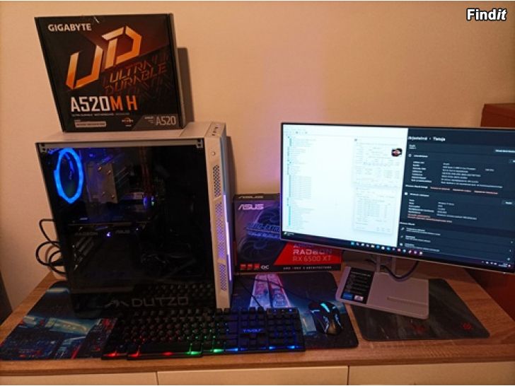 Myydään Ryzen 5 4600 paketti uusi