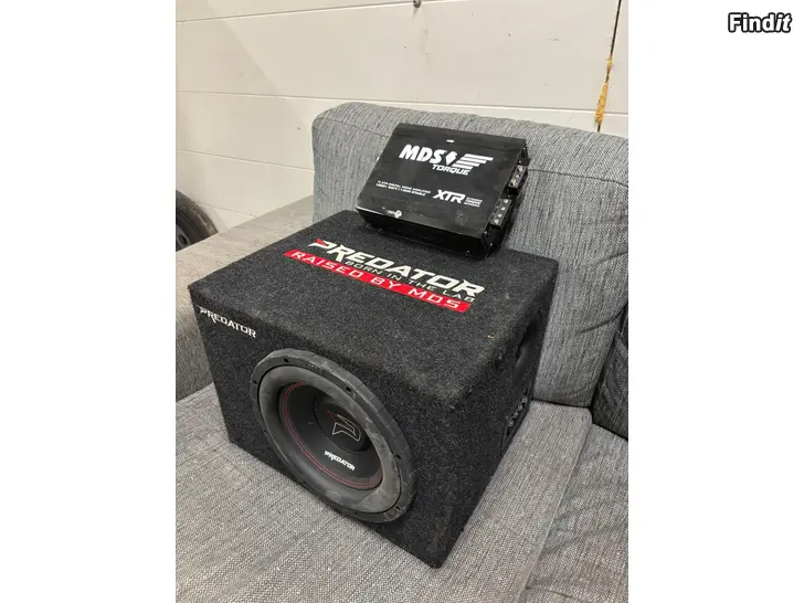 Myydään 10 tums baslåda