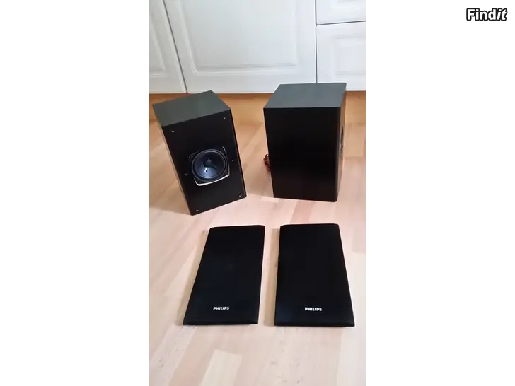 Myydään Philips kaiuttimet 2kpl MCD179 impedance 4ohm 15e