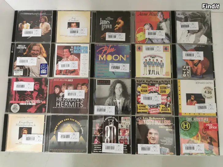 Säljes CD skivor, Fin, Swe, Eng