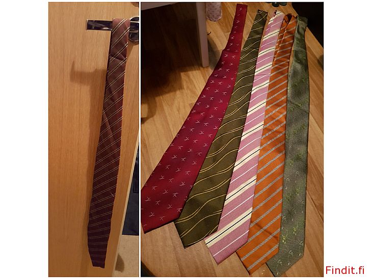 Myydään 12 st nya slipsar