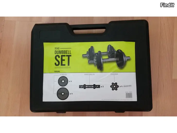Myydään Dumbbell Set 18kg  käsipainosarja 30e