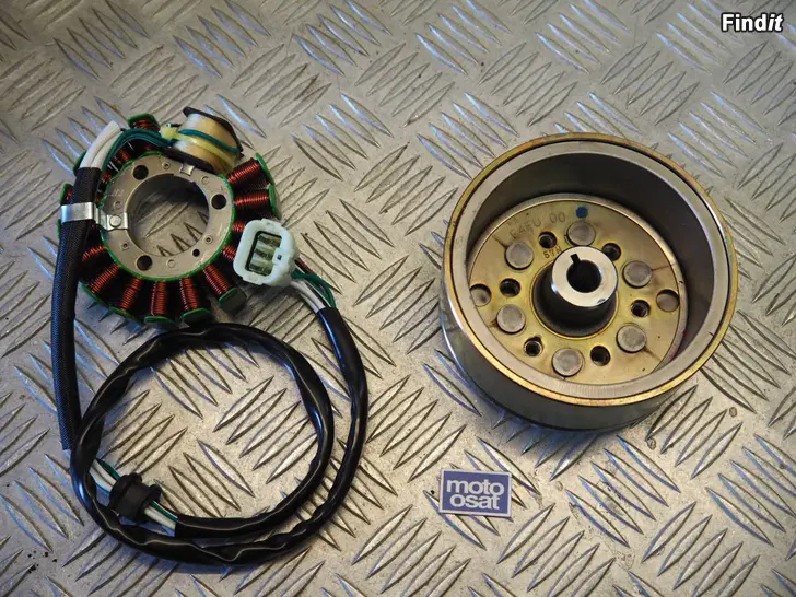 Myydään Yamaha DT 125 X 05-07 käämi 4TP8551000 stator flywheel 4FU8555000 vauhtipyörä