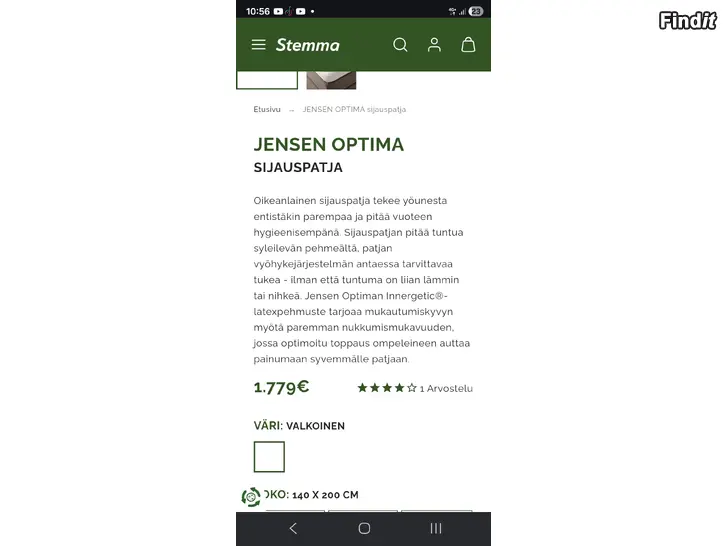 Myydään Bäddmadrass