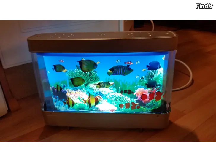 Myydään TV-kala-akvaario valaisin -hinta 18e