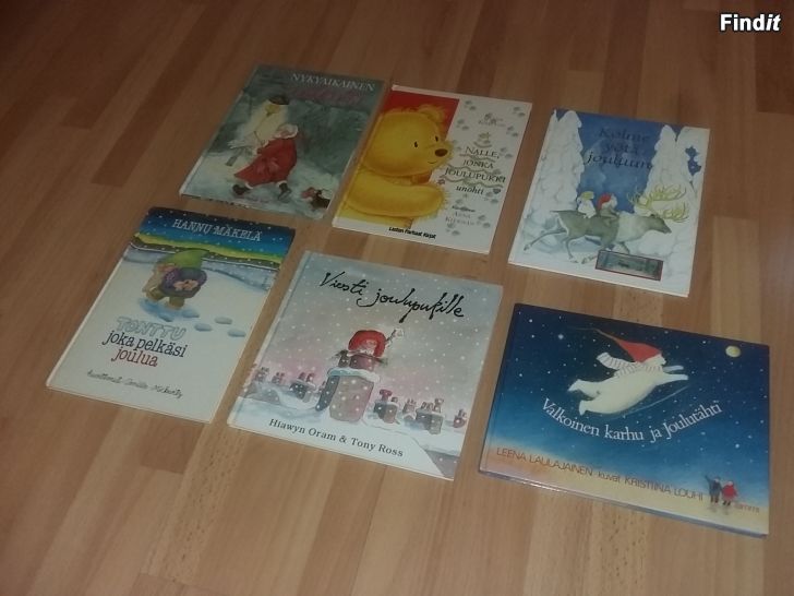 Säljes Lasten jouluaiheisia kirjoja 3e/kpl tai yht 15e