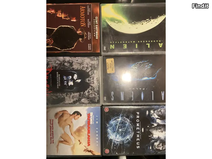 Myydään DVD -elokuvia + 1 bluray hintaan 2,00 e - 7,50 e