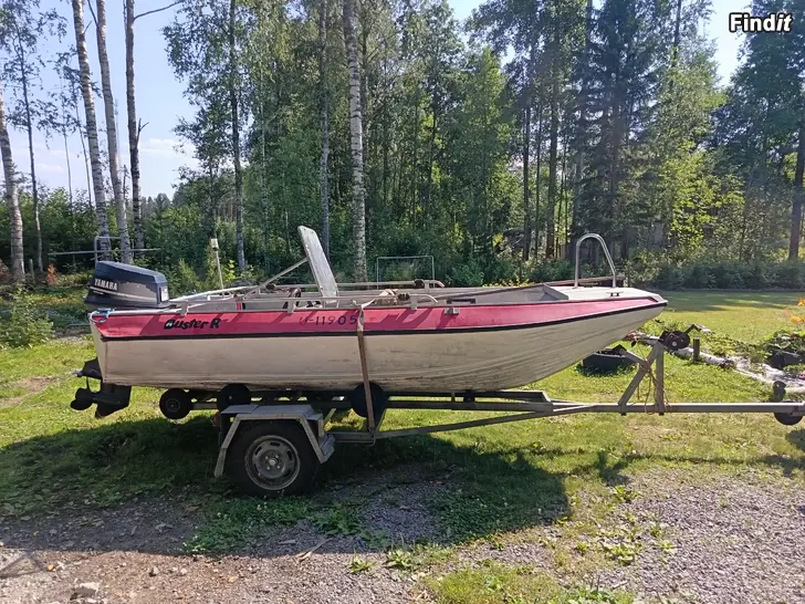 Myydään Buster r yamaha 60hvmuutettu70hv+traileri