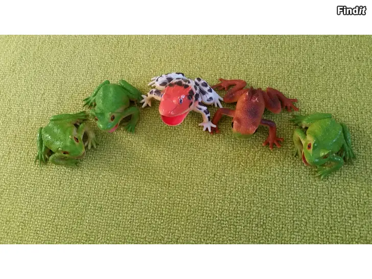 Myydään Muovisammakko 5kpl -hinta 4e