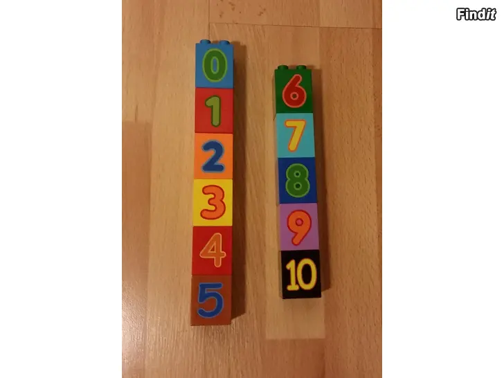 Myydään Lego Duplo numerot 0-10 6e