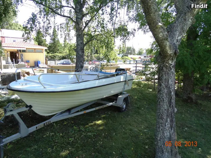 Säljes Sunnan Classic pulpetbåt + Mercury F40