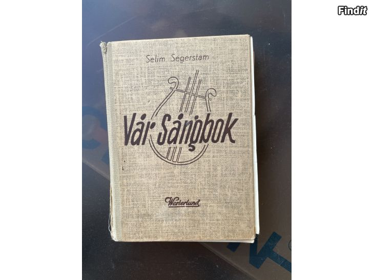 Säljes Sångbok med text och noter från 1952