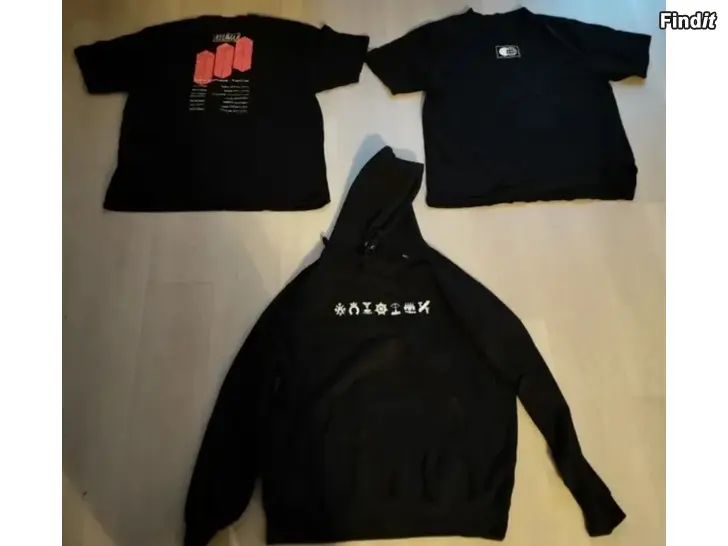 Myydään Kuumaa bändin huppari t-paita