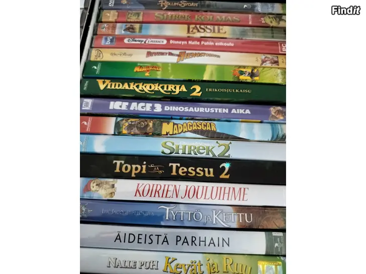 Säljes 50 kpl DVD levyjä  myydään halavalla