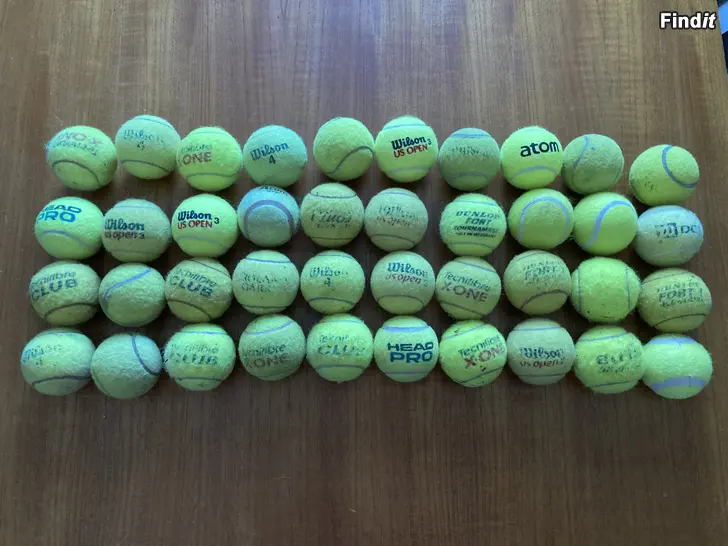 Säljes tennisbollar 40st