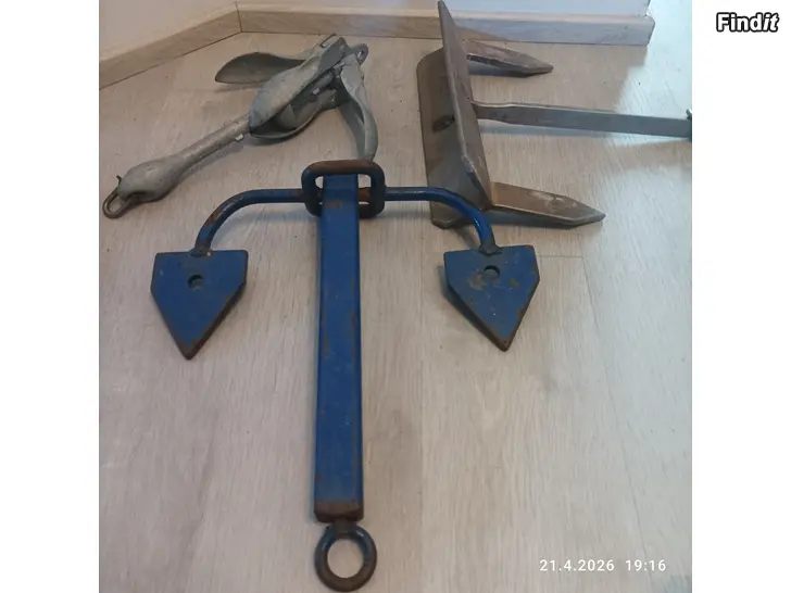 Säljes Ankkureita 3 kpl