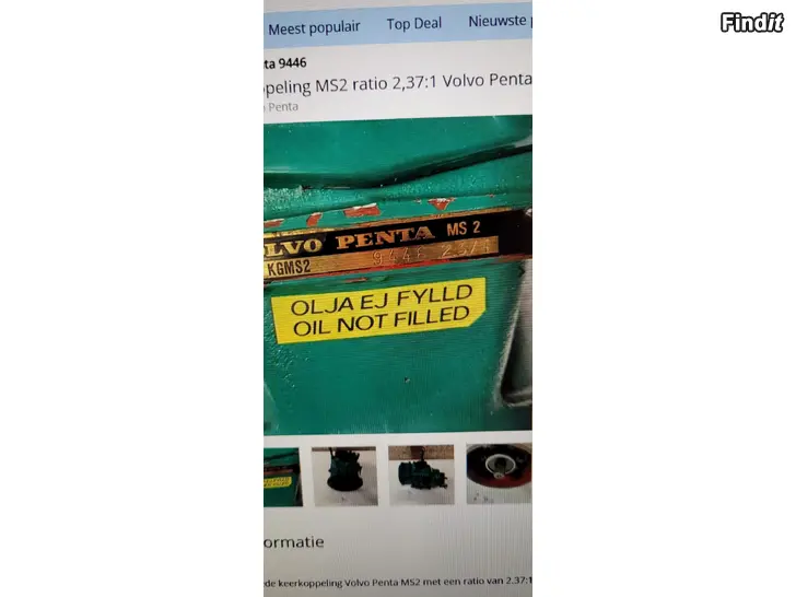 Köpes volvo penta md17 d merivaihde KG MS2