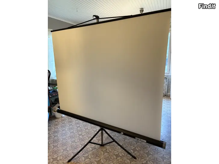 Säljes projektorduk med stativ
