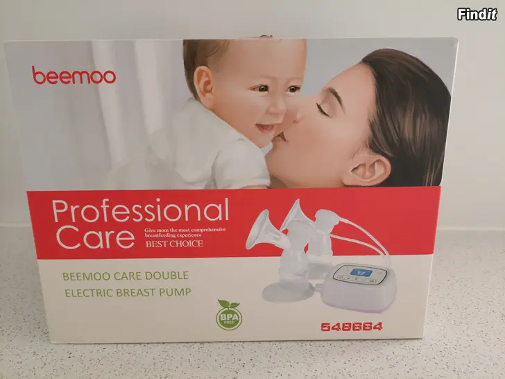 Säljes Oanvänd Beemoo bröstpump, dubbel