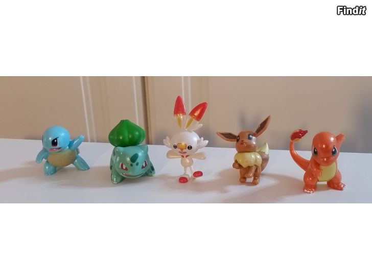 Säljes Pokemon hahmot 5kpl 10e