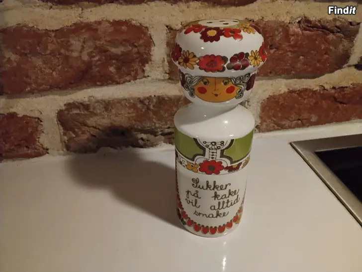 Myydään Figgo Folklore sockerströare