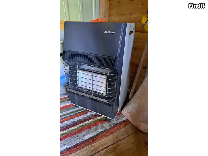 Säljes Gaskamin på hjul med eller utan gasflaska11kg stål